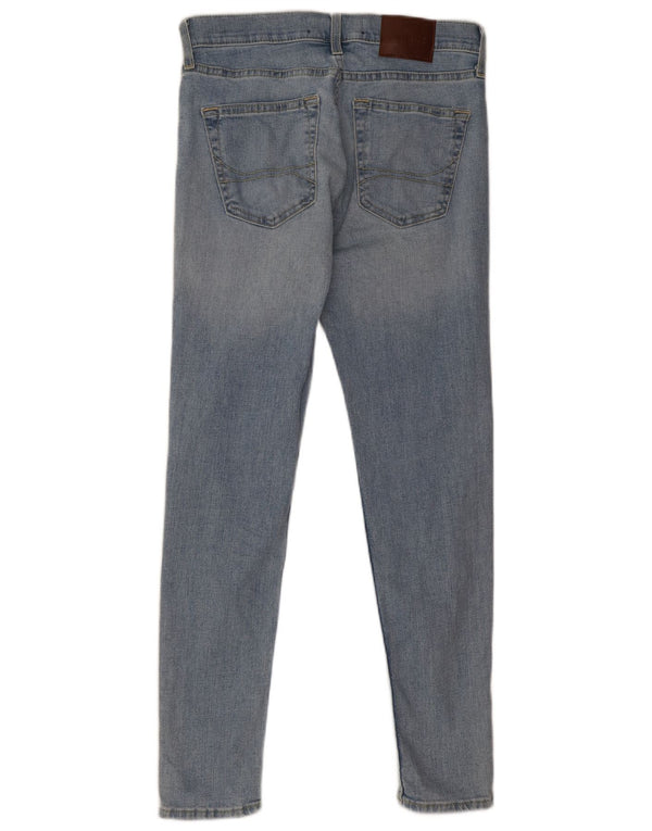 Hollister Herre Super Skinny Jeans W30 L30 Blå Bomuld