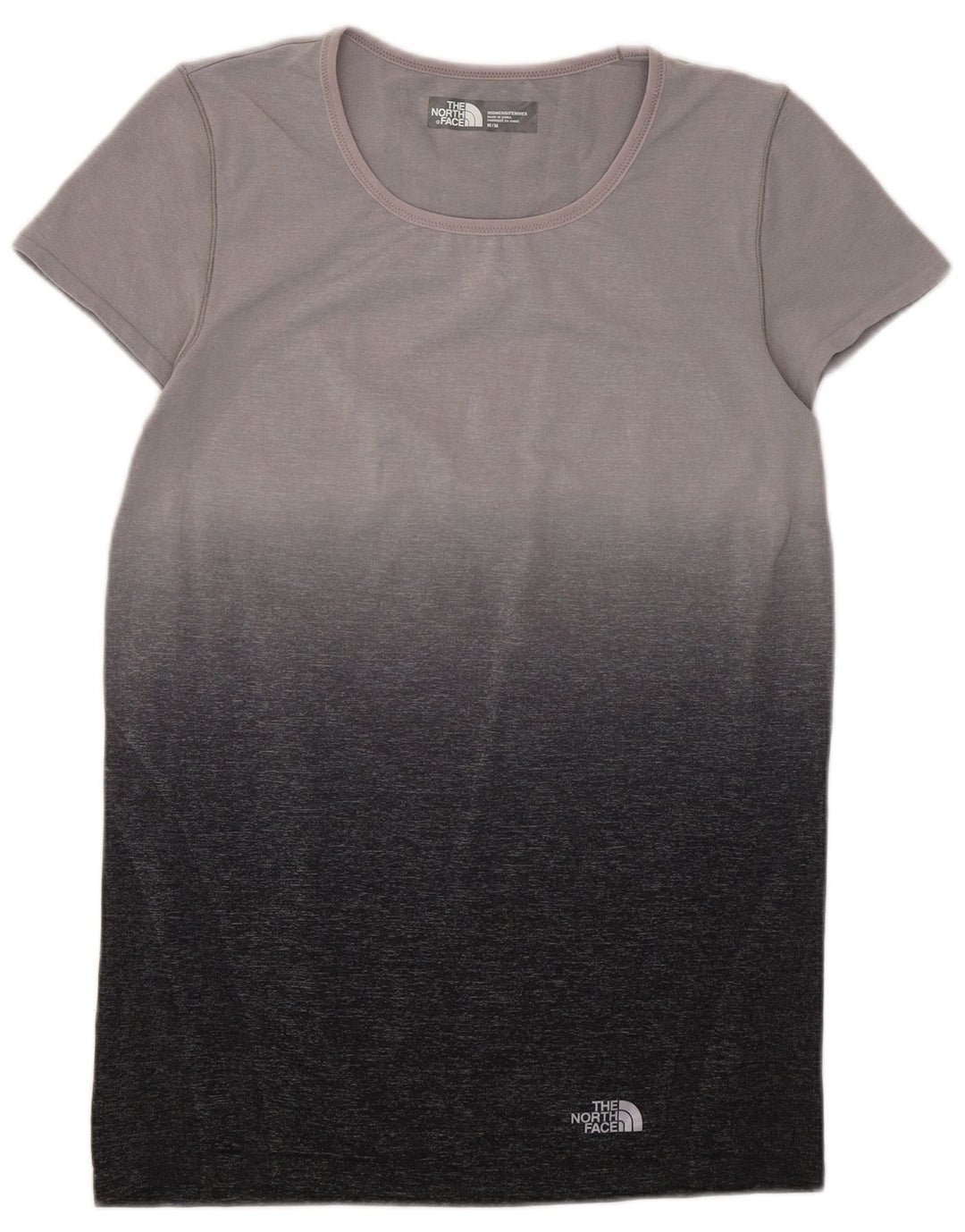 The North Face T-shirt top til kvinder UK 12 mellemgrå farveblok