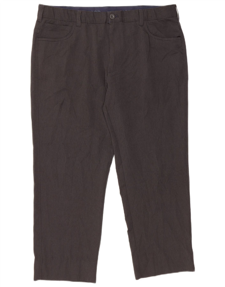 Izod Straight Casual Bukser til mænd W38 L26 Sort polyester