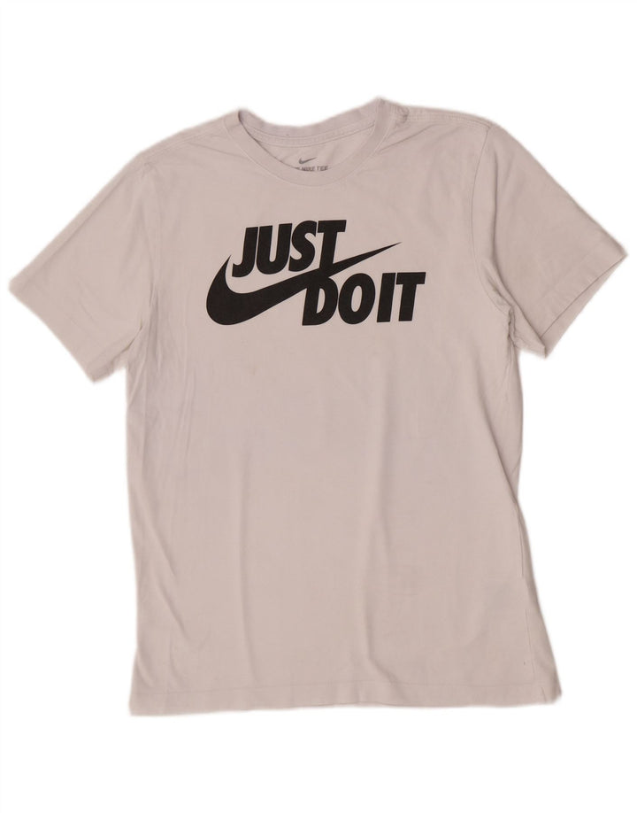 Adidas Grafisk T-shirt top til mænd Medium hvid bomuld