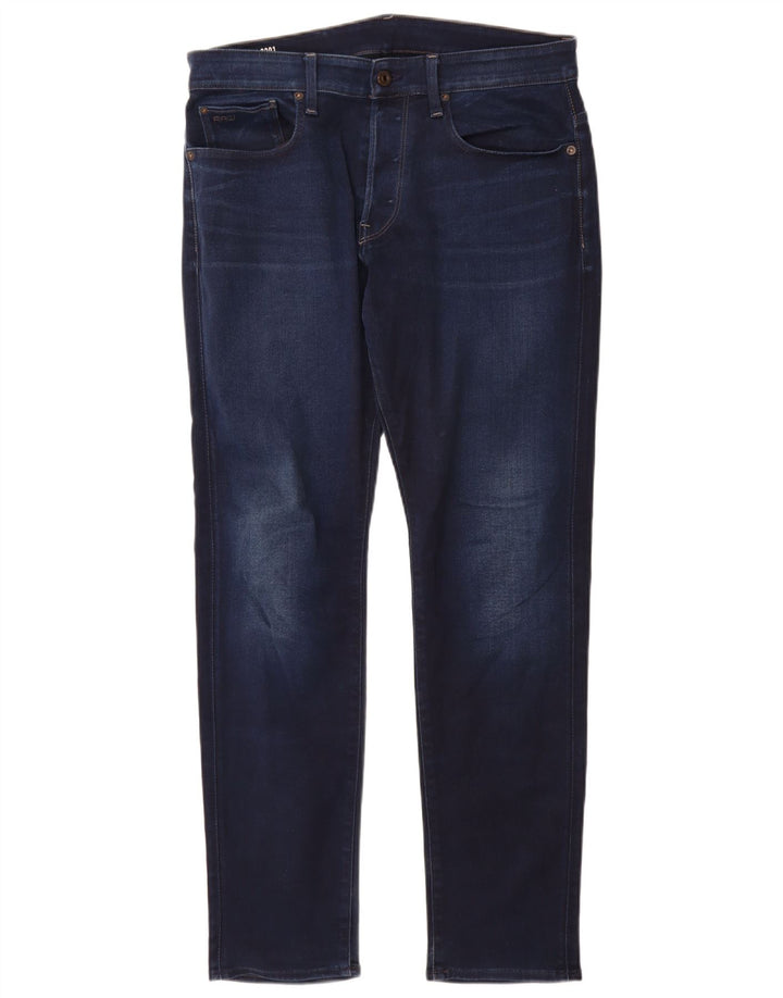 G-Star Slim Jeans til mænd W32 L32 Marineblå bomuld
