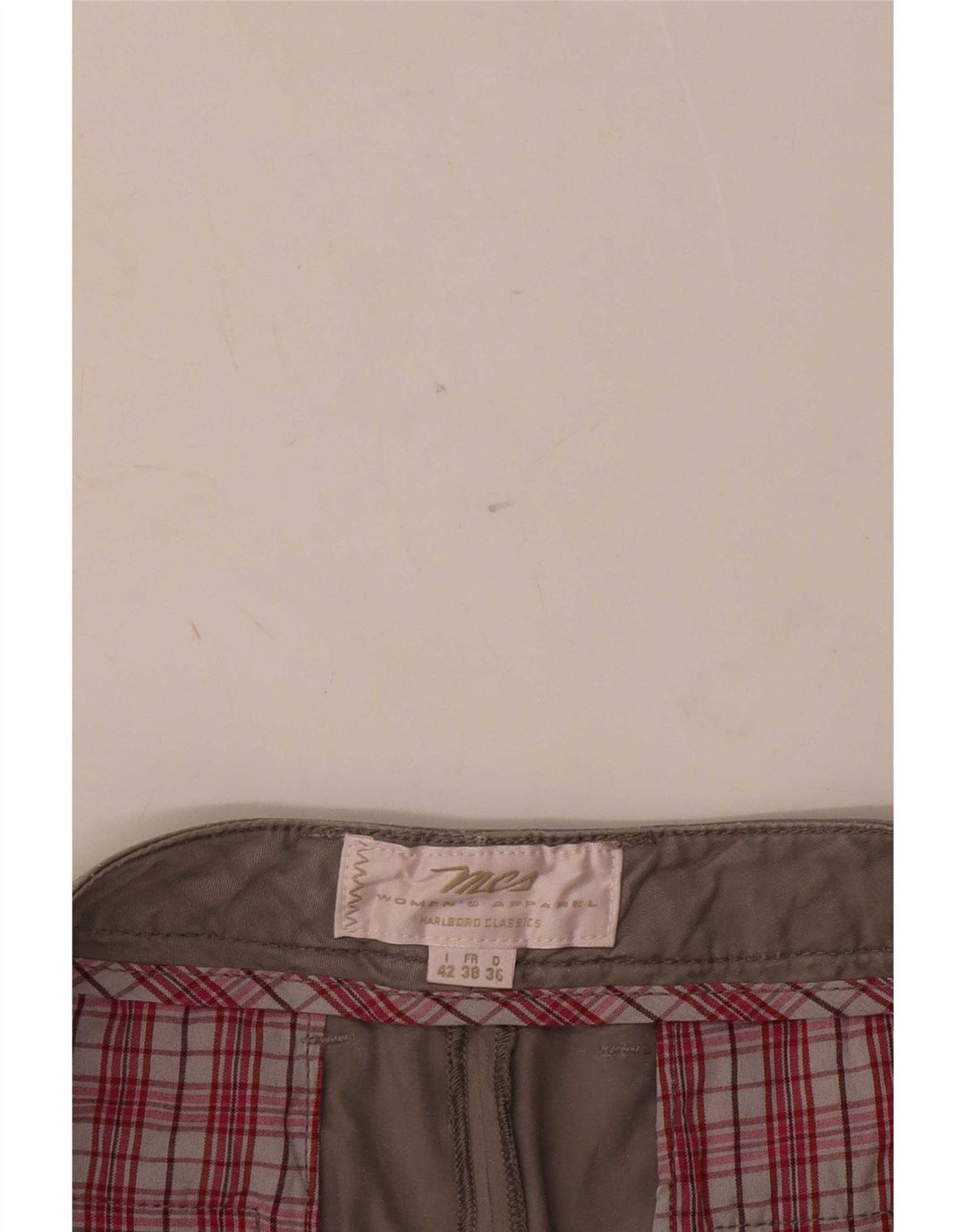 Marlboro Classics Womens Pegged Chino Shorts IT 42 Medium W34 Grå