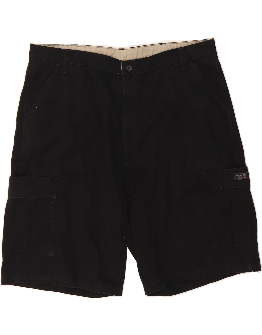 WRANGLER Mens Cargo Shorts W40 XL Black Cotton Vintage Wrangler and Second-Hand Wrangler from Messina Hembry 