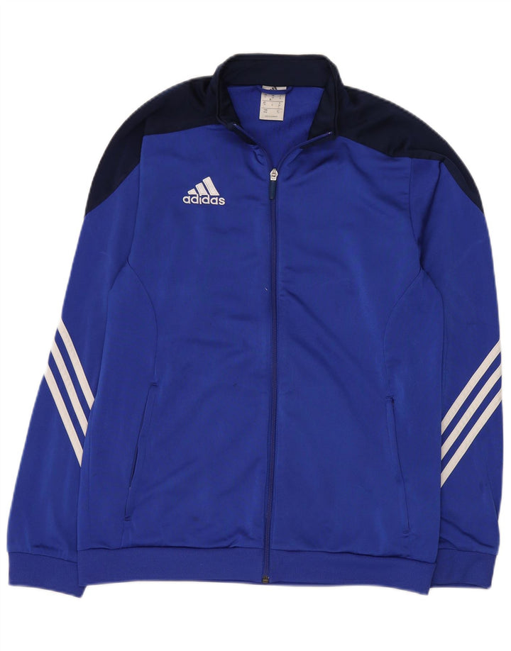 Adidas Træningsdragt til mænd Topjakke Medium Blue Polyester