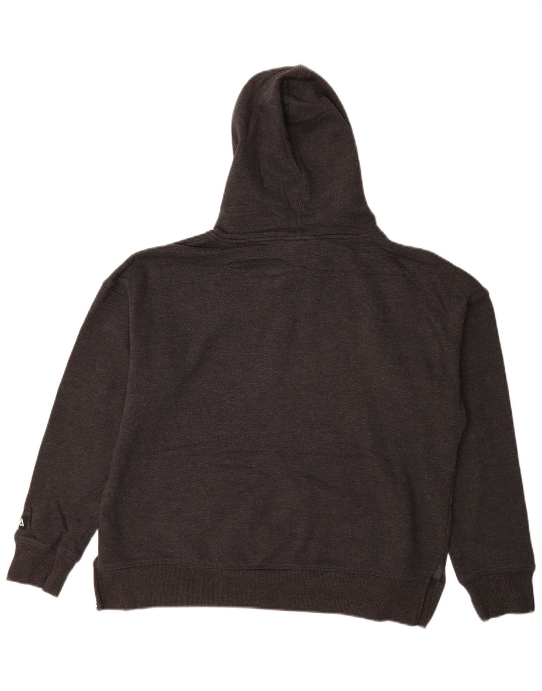 Reebok Dame Oversized grafisk hættetrøje Jumper UK 14 Medium Grey Bomuld