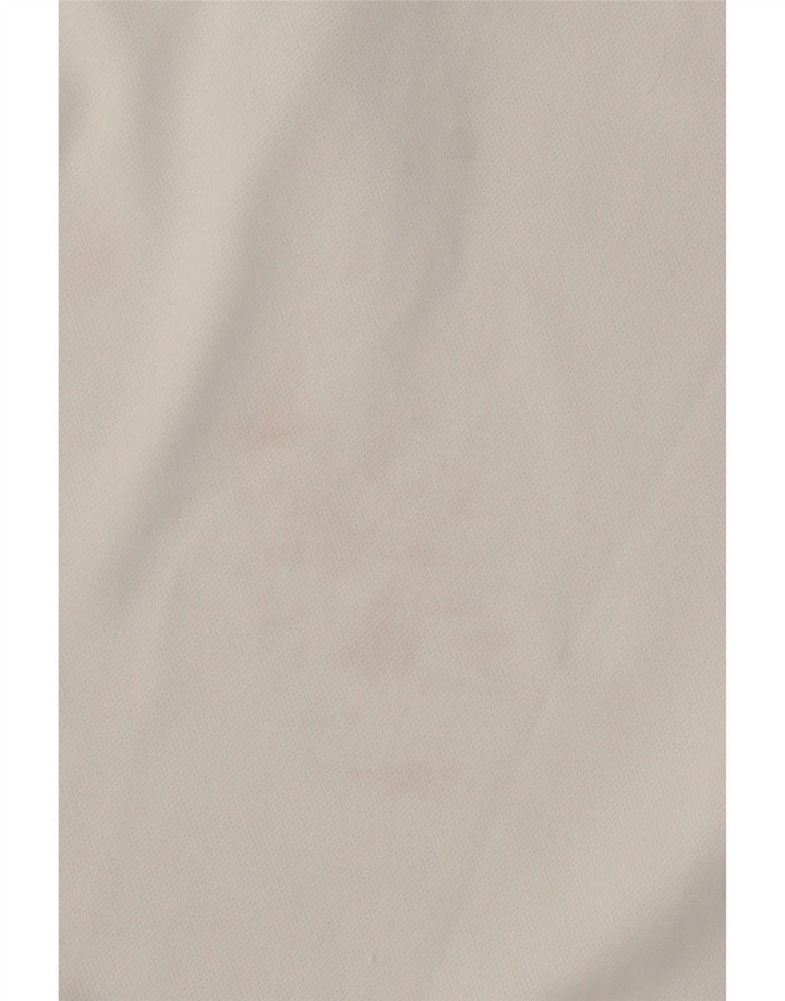 Nike Polo skjorte til mænd UK 38/41 Medium White Colourblock Polyester