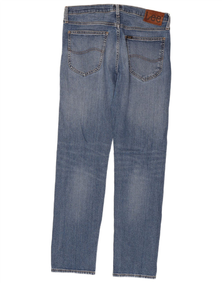 Lee Slim Jeans til mænd W32 L32 blå bomuld