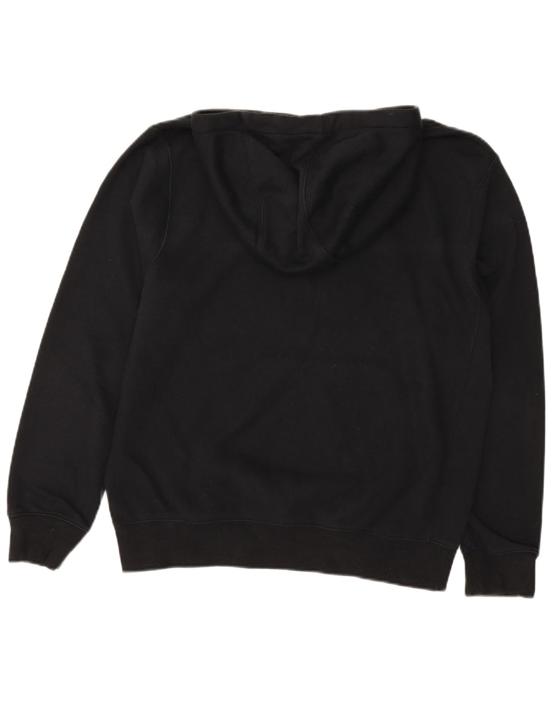 NIKE Mens Hoodie Jumper Small Black Cotton