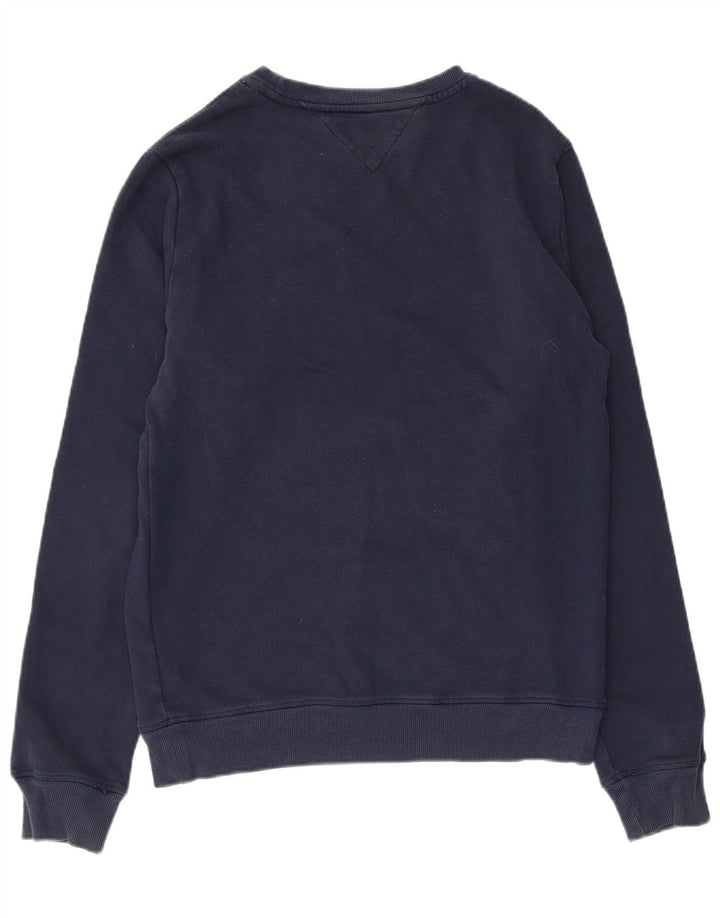 Tommy Hilfiger Grafisk sweatshirt til mænd, lille marineblå bomuld
