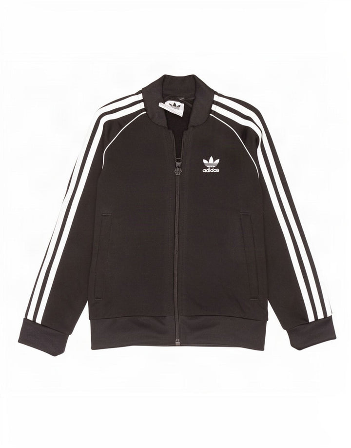 Adidas Pige Træningsdragt Topjakke 5-6 År Sort Polyester
