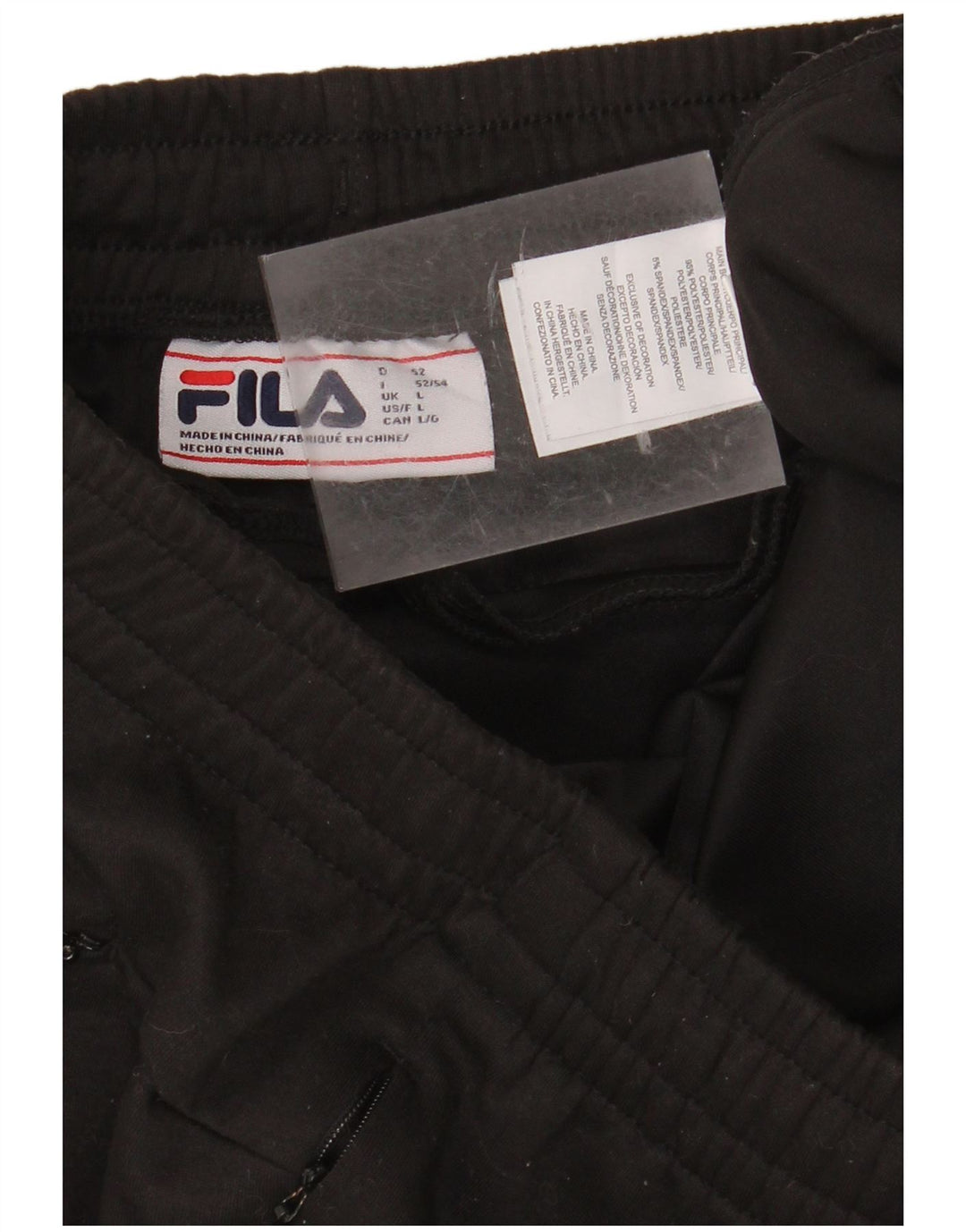 FILA Træningsdragt til mænd Joggers Stor sort polyester