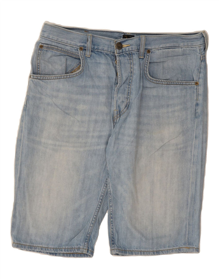LEE Mens Denim Shorts W32 Medium  Blue Cotton Vintage Lee and Second-Hand Lee from Messina Hembry 