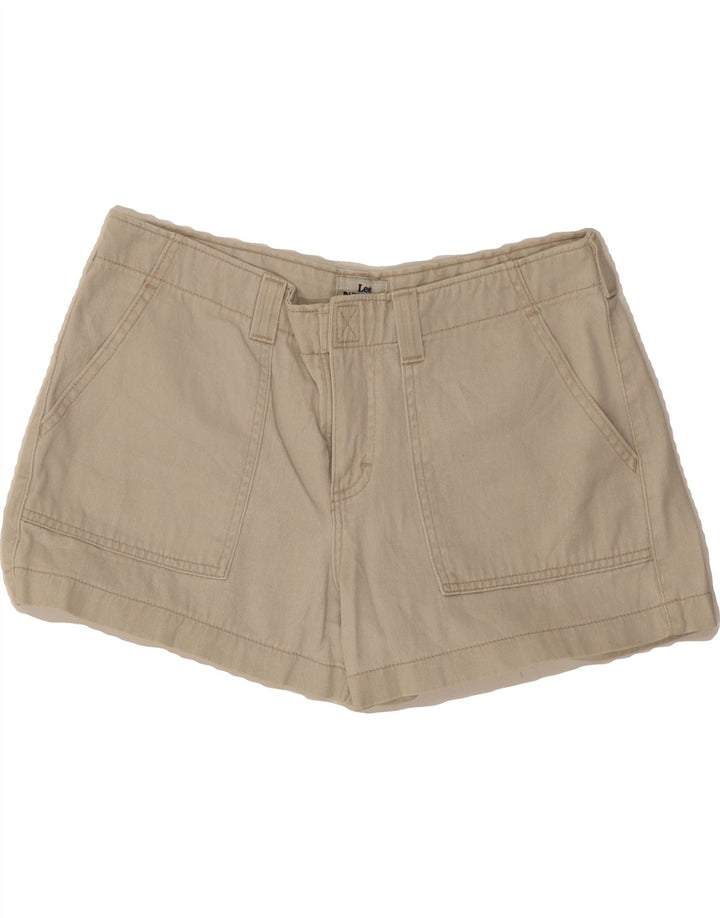 LEE Womens Casual Shorts W32 Large Beige Vintage Lee and Second-Hand Lee from Messina Hembry 