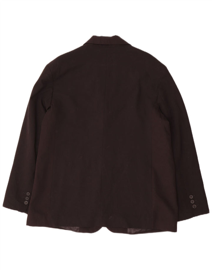 Topshop Dame 3 Knapper Oversized Blazer Jacket UK 12 Medium Sort