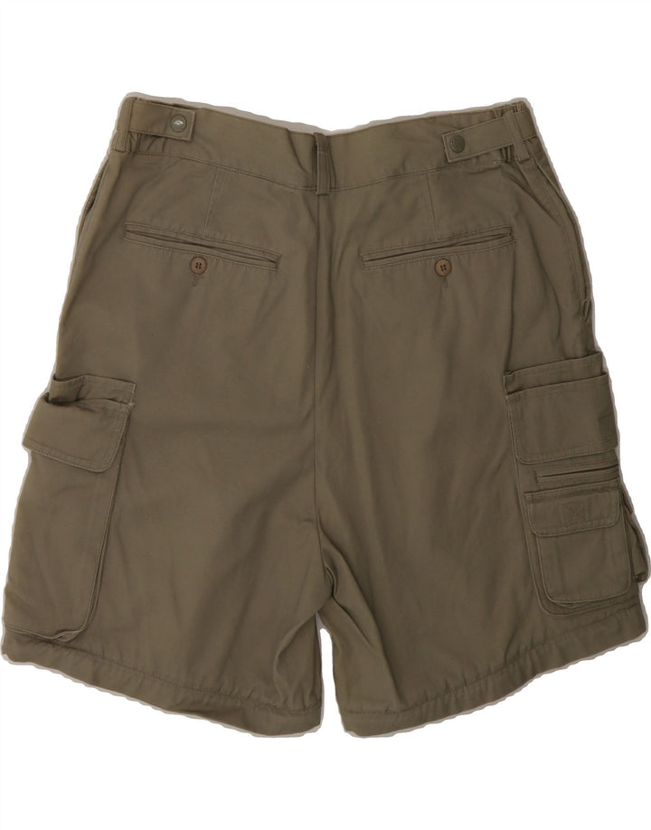 KODIAK Mens Cargo Shorts W38 XL Khaki Cotton Vintage Kodiak and Second-Hand Kodiak from Messina Hembry 