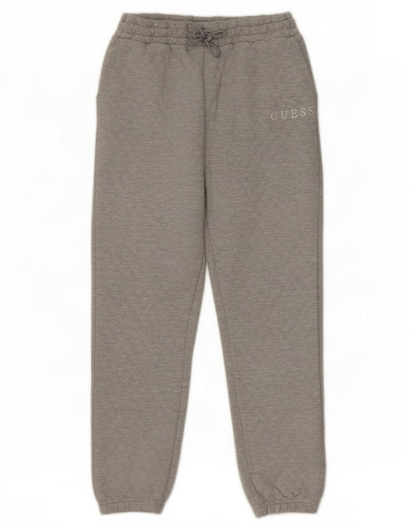 Guess Dame træningsdragt Bukser Joggers UK 14 Medium Grey Bomuld