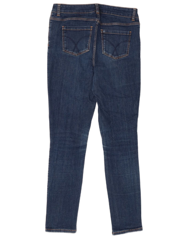 Besætningstøj Dame Skinny Jeans UK 12 Medium W30 L28 Marineblå Bomuld