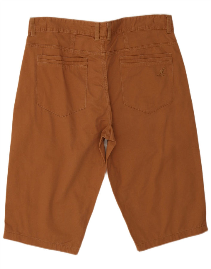 Kangol Herre Chino Shorts Medium W34 Brun Bomuld