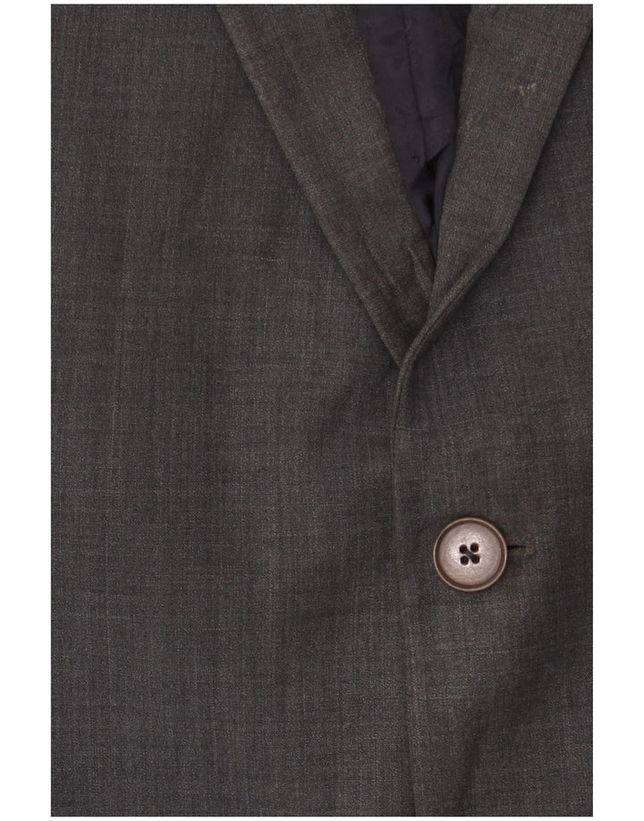 Ted Baker Herre 2-knaps Slim Fit Blazer Jacket UK 44 2XL Grå Uld
