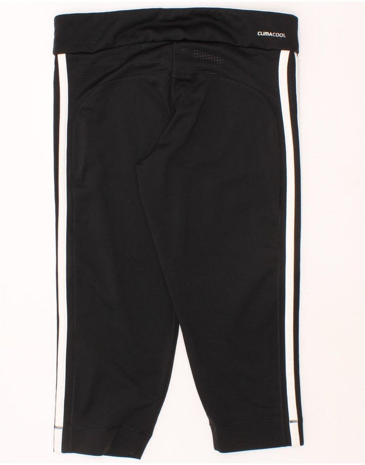 ADIDAS Girls Climacool Leggings 11-12 Years Black Vintage Adidas and Second-Hand Adidas from Messina Hembry 