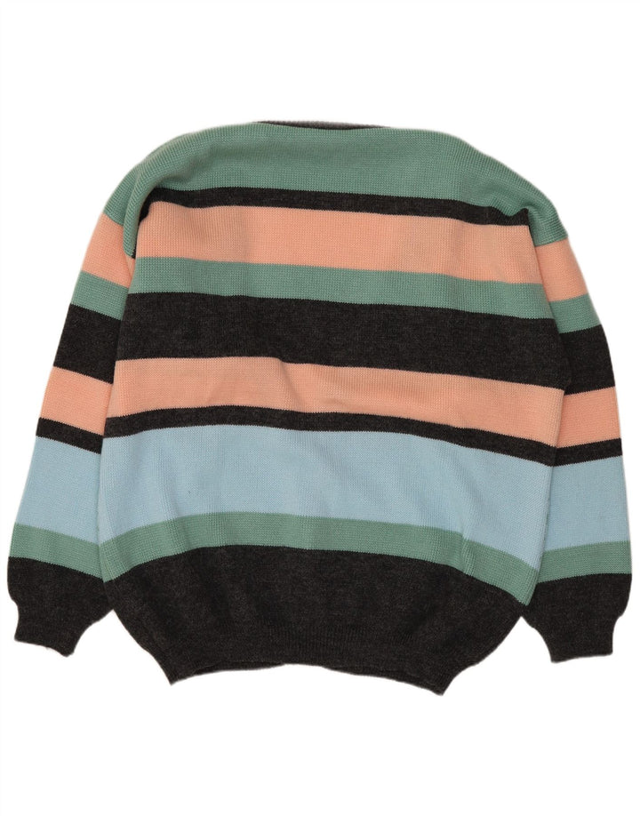 VINTAGE Herre cardigan sweater IT 52/54 Large Multicolored Fair Isle