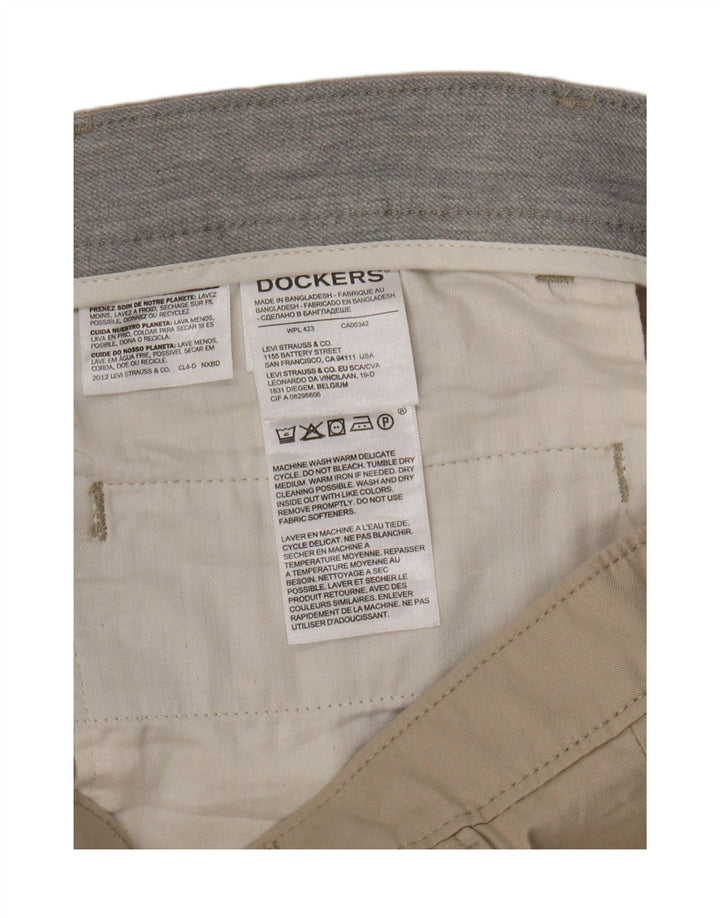 DOCKERS Mens Chino Shorts  W32 Medium Beige Cotton Vintage Dockers and Second-Hand Dockers from Messina Hembry 