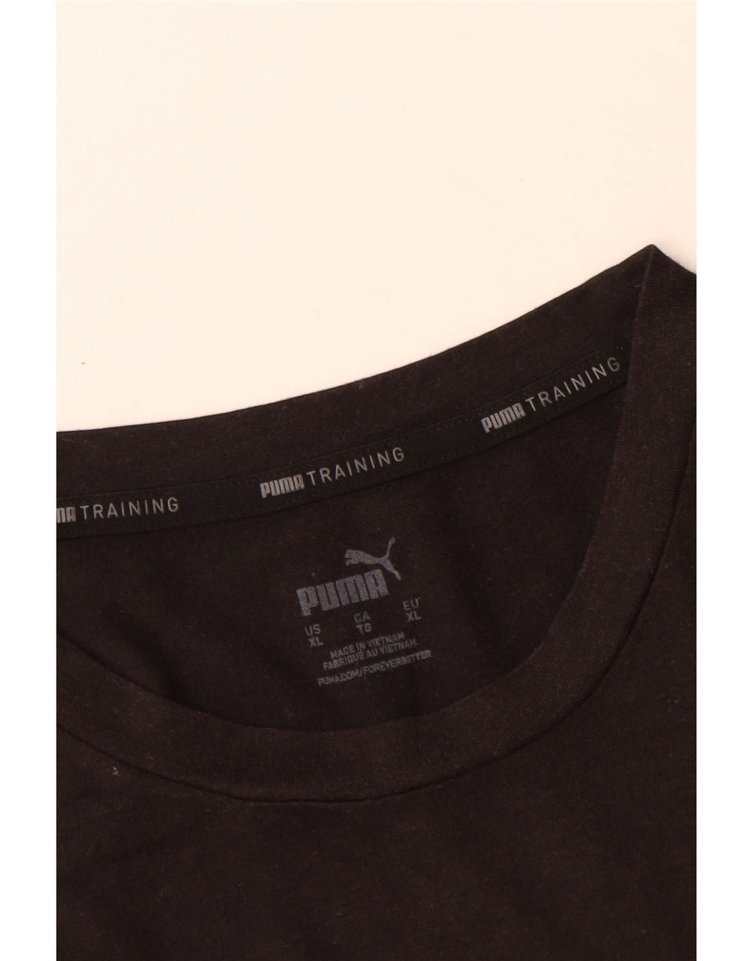 Puma Grafisk T-Shirt Top UK 18 XL Sort Polyester