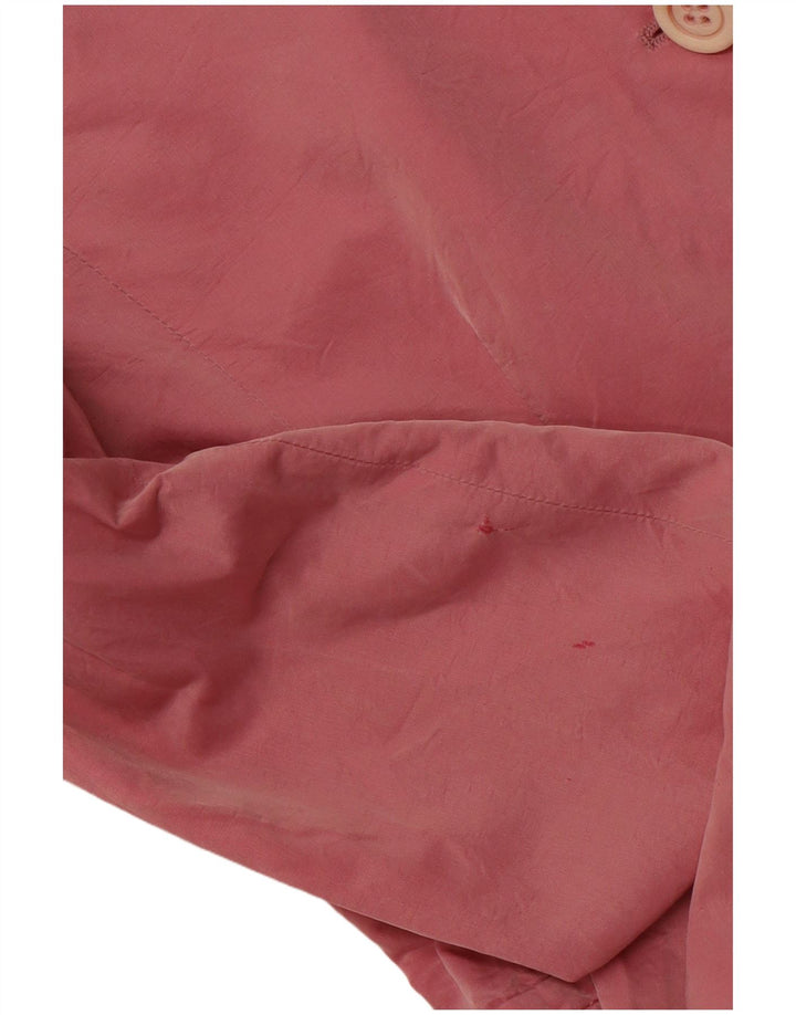 HUGO BOSS Dame 3-knaps blazerjakke UK 14 Stor Pink Bomuld