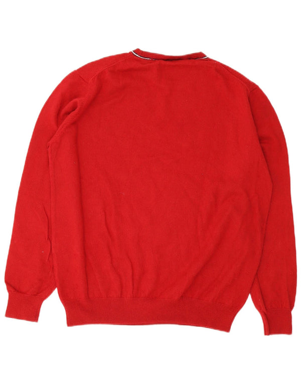 Harmont & Blaine dame sweater med rund hals DK 20 2XL rød bomuld