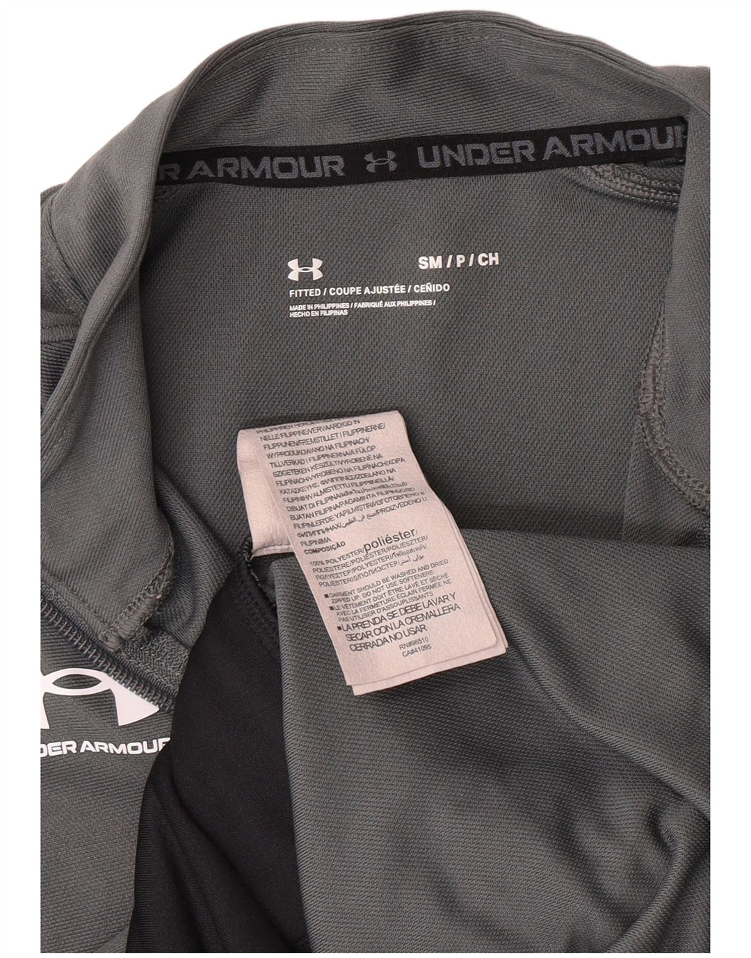 UNDER ARMOUR Dame træningsdragt topjakke UK 10 Lille grå polyester