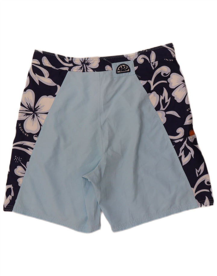 Sundek Herre badeshorts XL Blue Floral Polyester