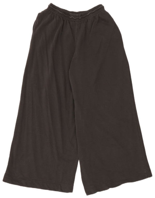 Zara Dame Højtalje Loose Fit Træningsdragt Bukser UK 10 Small Grå