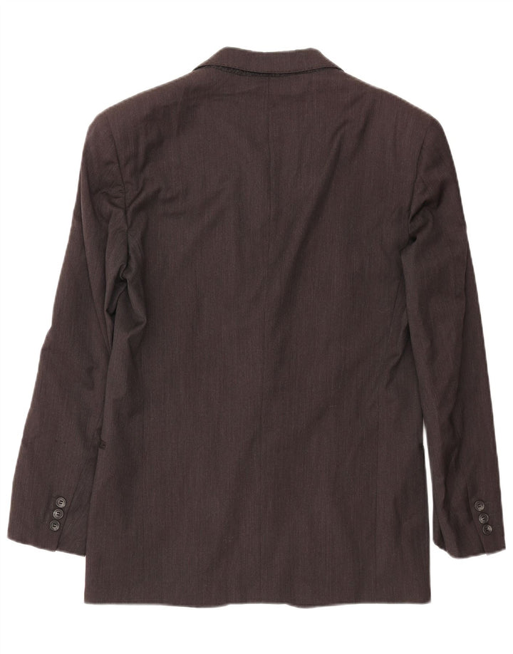 VALENTINO Herre 2-knaps blazerjakke IT 46 Small Grey Virgin Wool