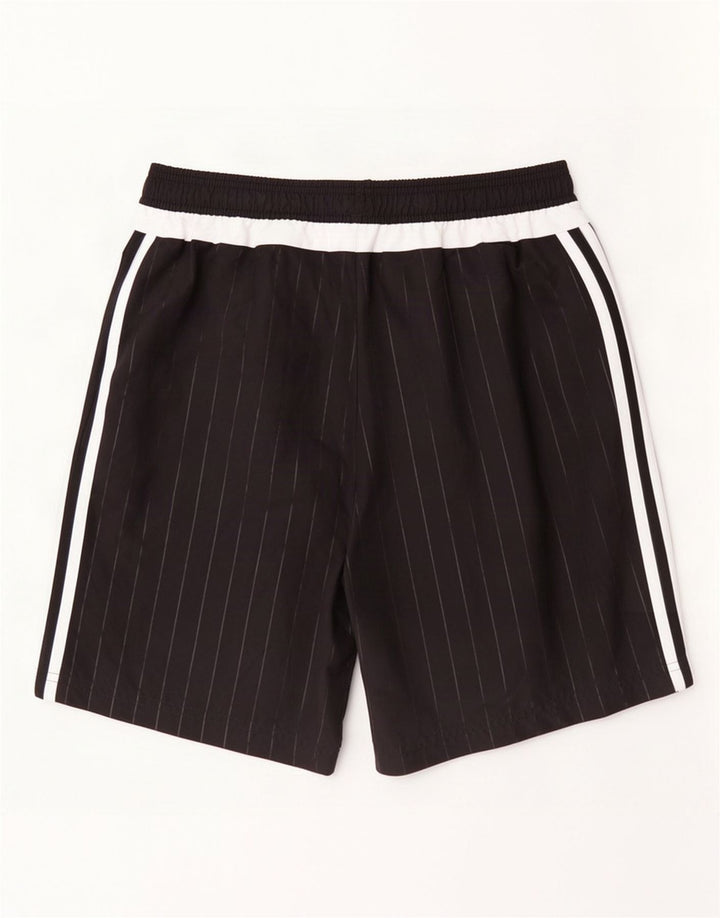 Adidas Sportshorts til mænd mellem sort stribet polyester