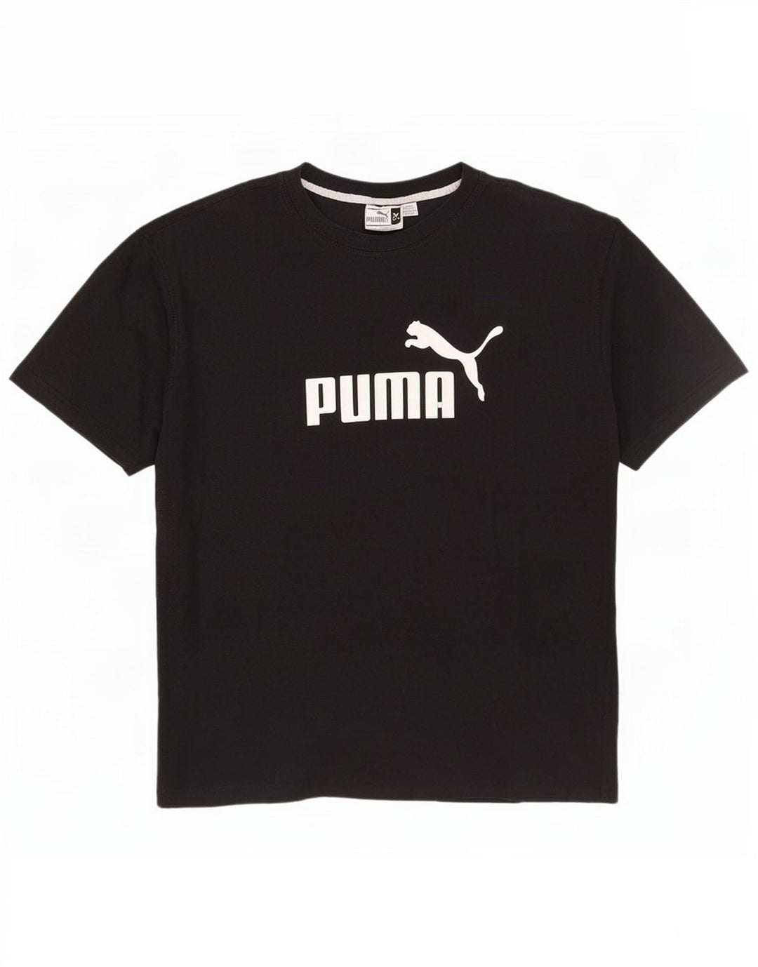 Puma Herre Grafisk T-Shirt Top XL Sort Bomuld