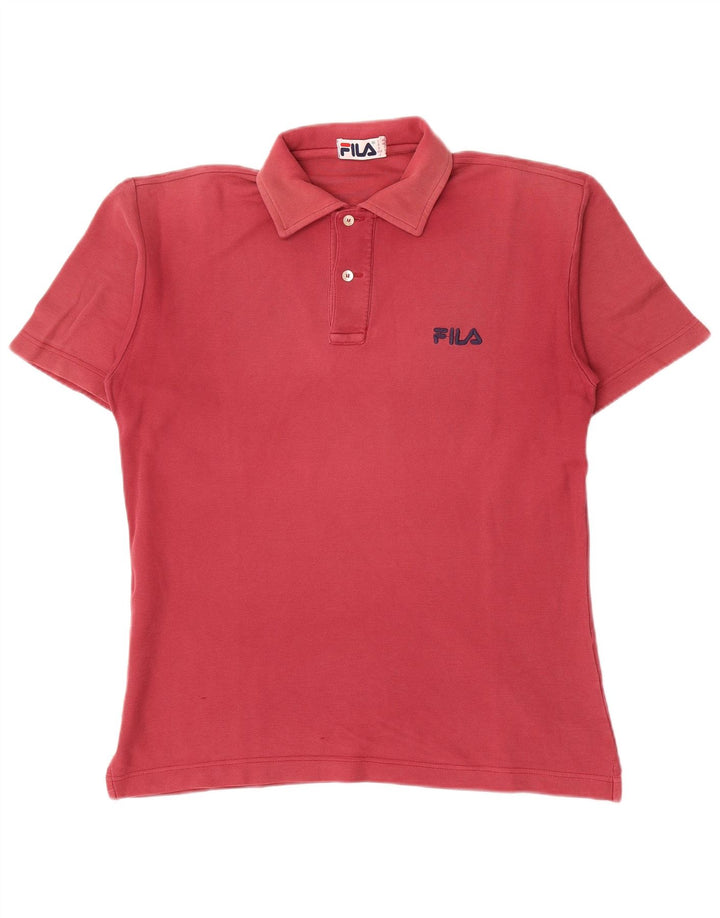 Fila Herre Polo Shirt IT 46 Lille Rød