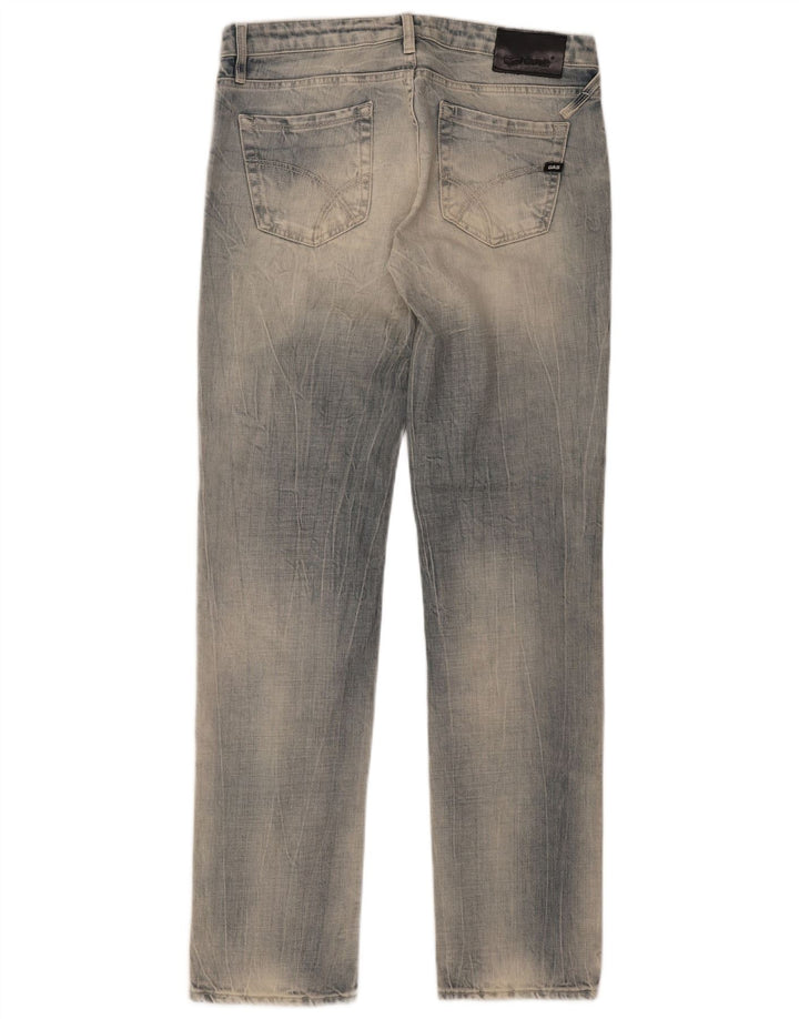 Gas Herre Morrison Slim Jeans W34 L34 Blå Bomuld