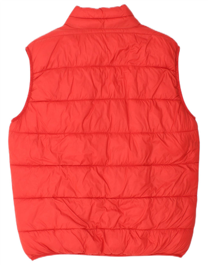North Sails Herre Vendbar Polstret Gilet UK 40 Stor Rød Polyamid