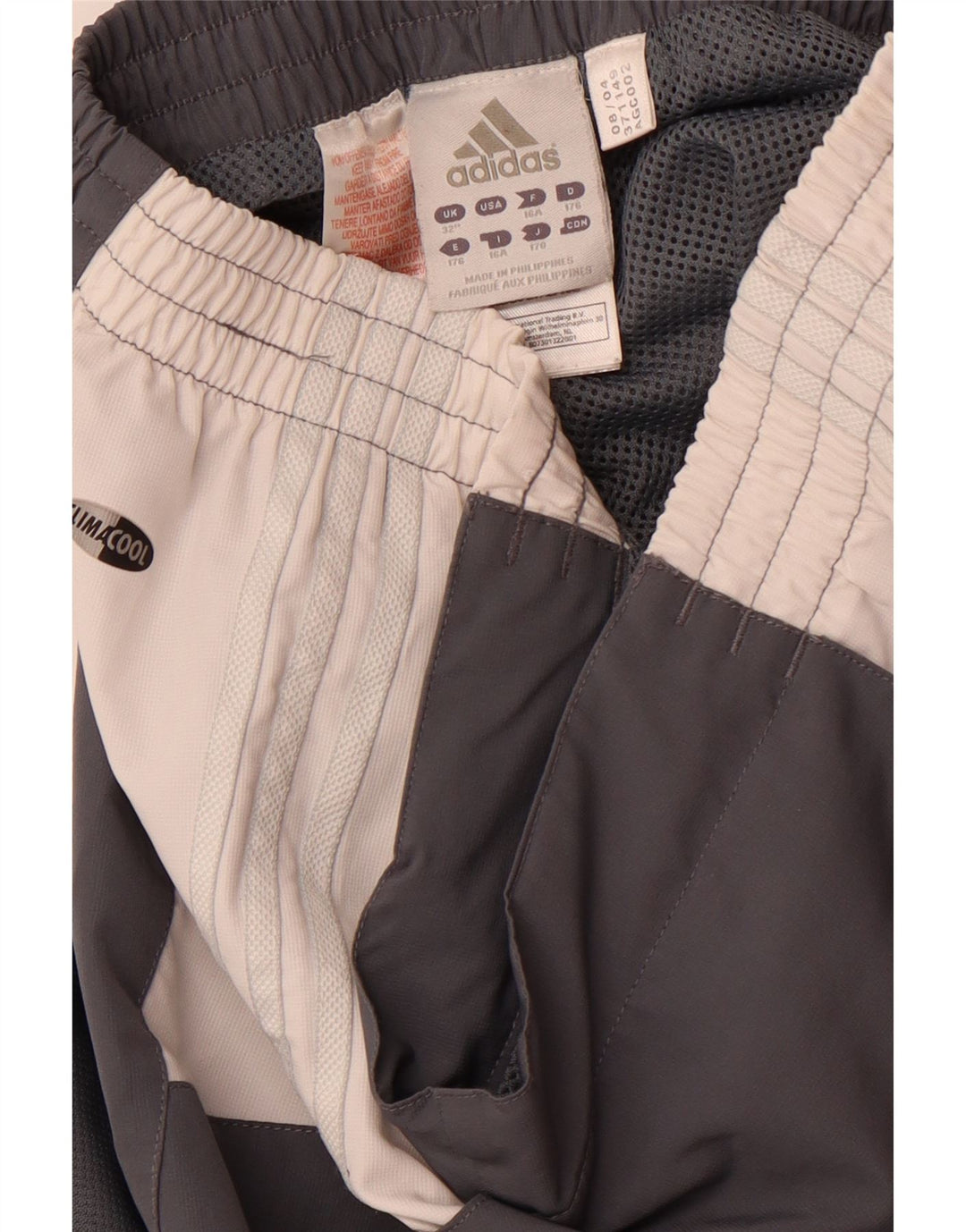 ADIDAS Drenge Climacool Casual Bukser 15-16 år W32 L32 Grå Colourblock