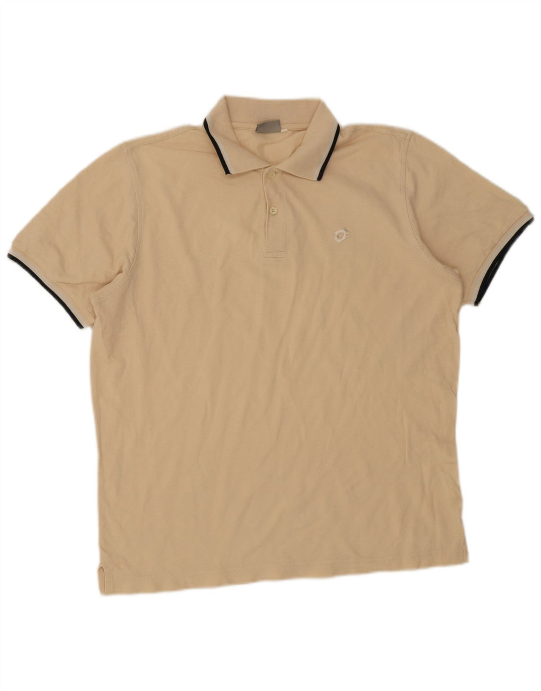 Lotto Herre poloshirt XL Beige Stribet
