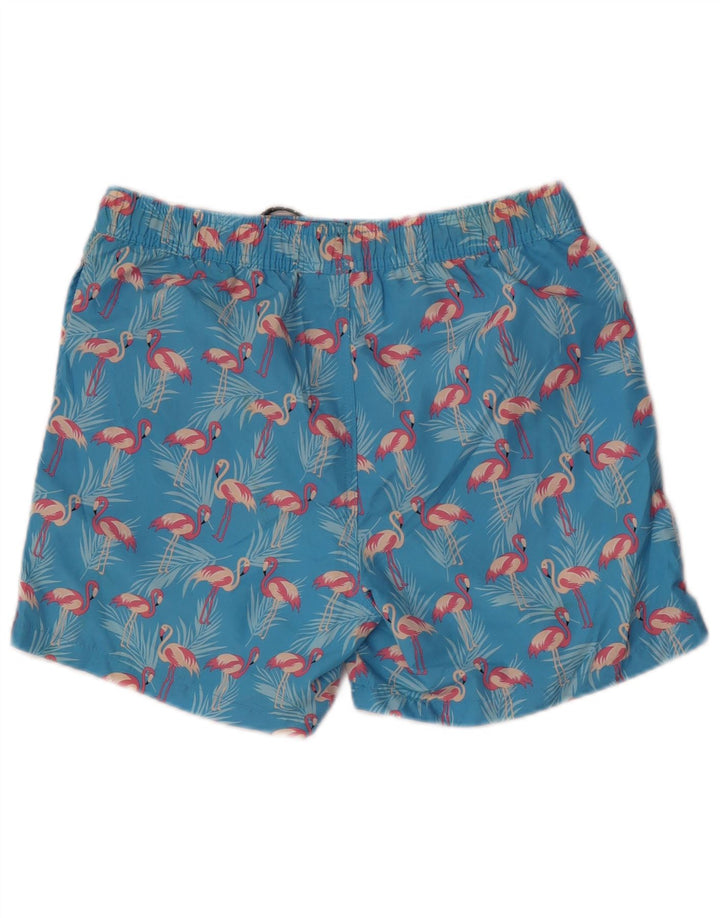 Jack & Jones Badeshorts med abstrakt mønster til mænd, små blå
