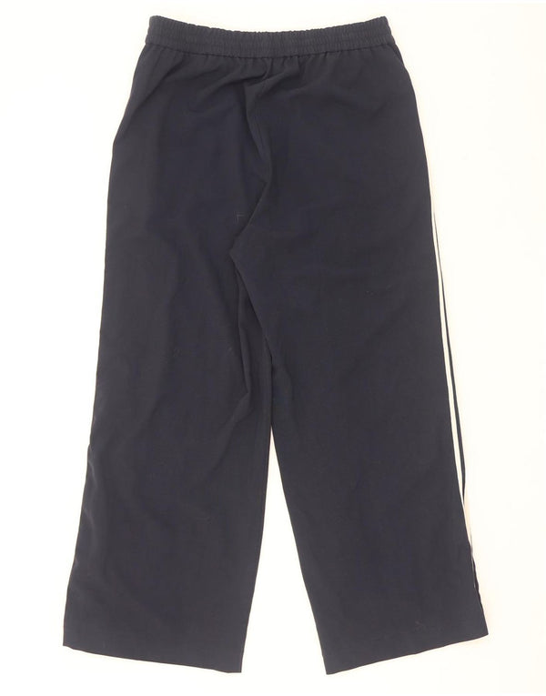 Marks & Spencer Kvinder Højtaljede Casual Bukser UK 16 Large W30 L30 Navy