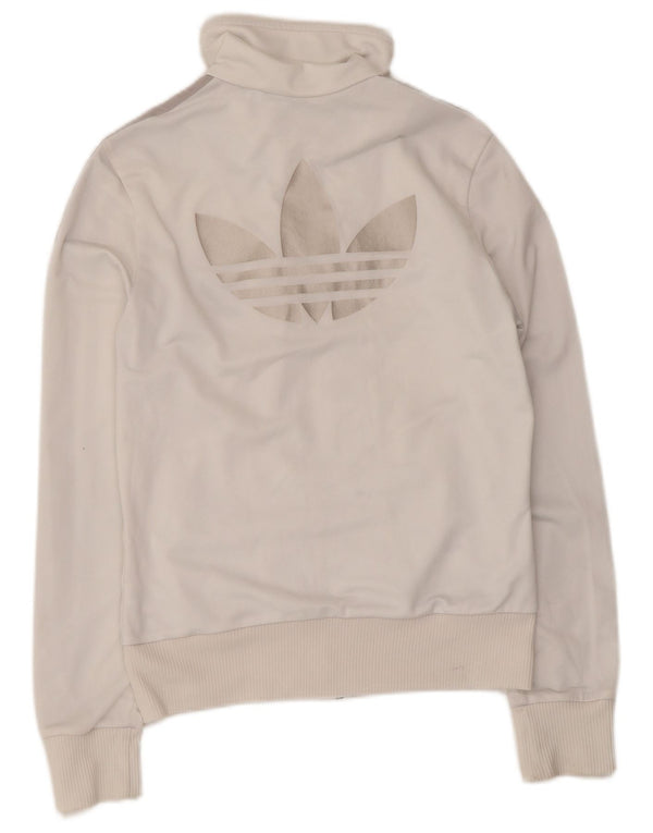 Adidas Grafisk træningsdragt topjakke til kvinder EU 38 Medium White