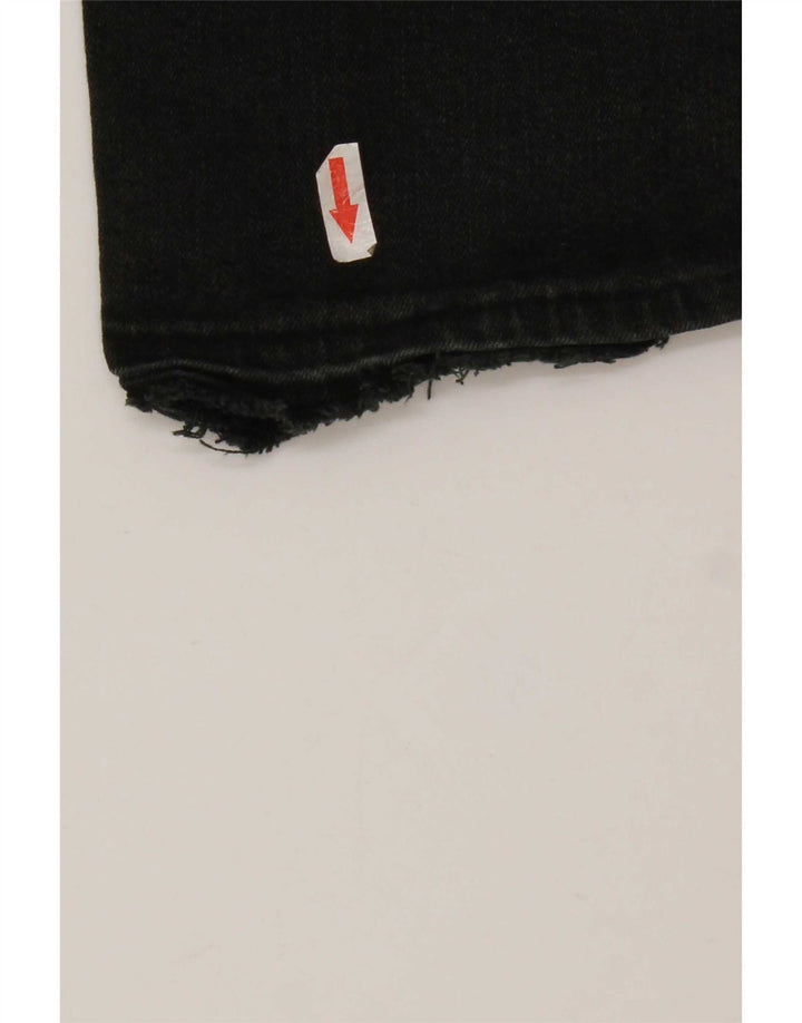 Levi's Slim Jeans til mænd W32 L32 sort bomuld