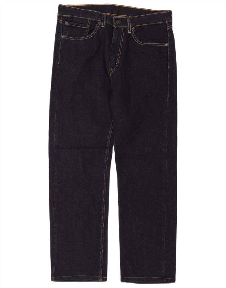 Levi's Straight Jeans til mænd W32 L32 Marineblå bomuld