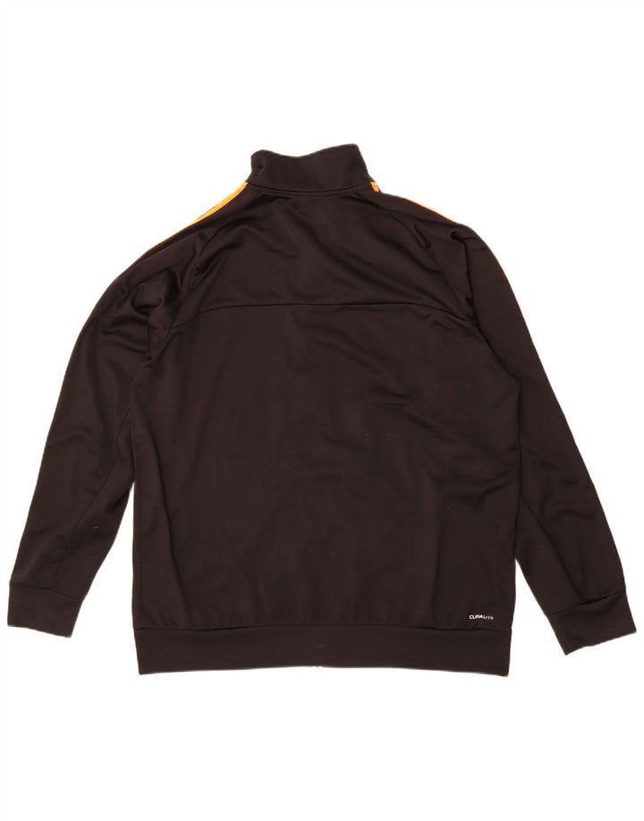 Adidas Herre Climalite træningsdragt Topjakke UK 46/48 XL Sort Polyester