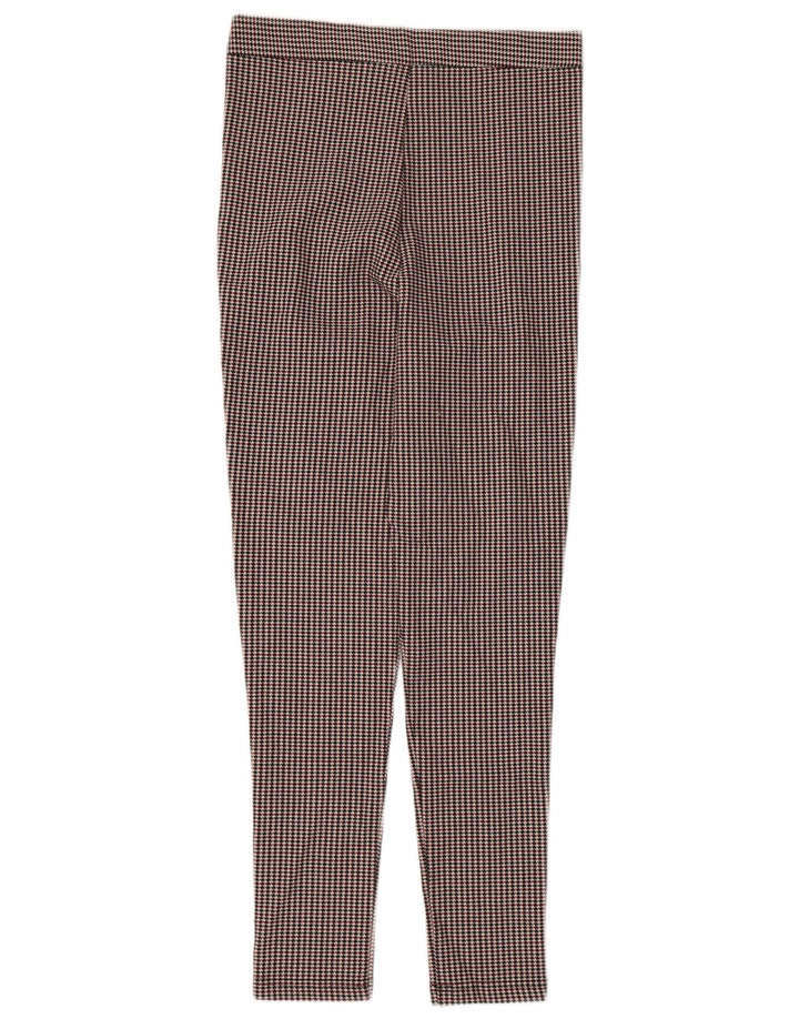 ZARA Slim Suit Bukser til kvinder Medium W28 L27 Flerfarvet Houndstooth