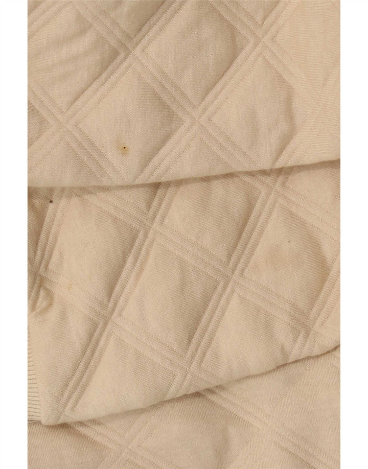 Barbour Dame Oversized Quiltet Jakke UK 10 Small Beige Bomuld