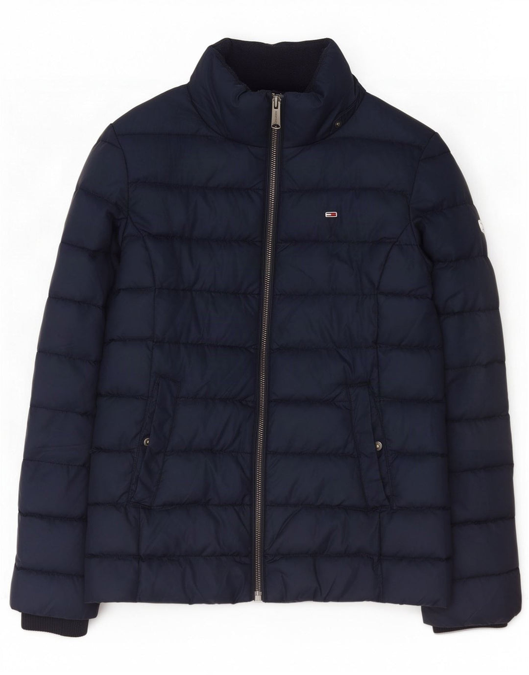 Tommy Hilfiger Dame Polstret Jakke UK 12 Medium Navy Blue