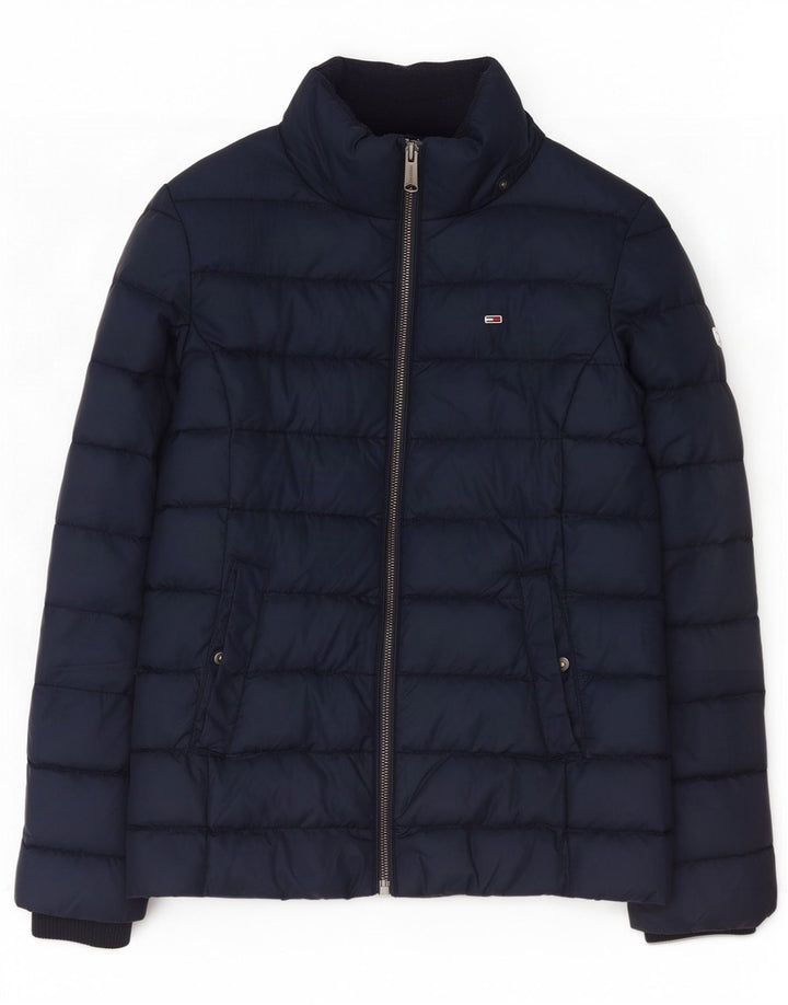 Tommy Hilfiger Dame Polstret Jakke UK 12 Medium Navy Blue